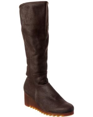 Arche Larata Leather Knee-High Boot - Brown