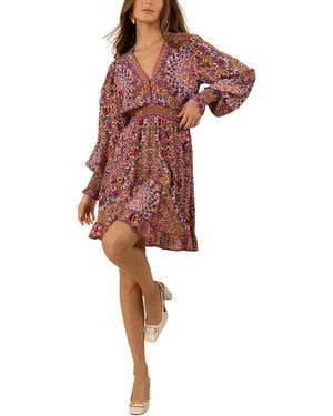Hale Bob Raya Mini Dress - Red
