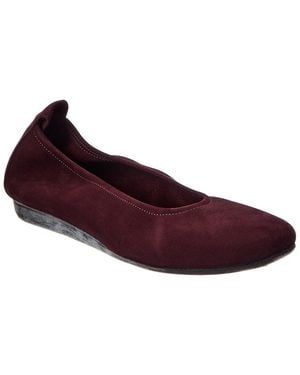 Arche Laius Leather Flat - Purple