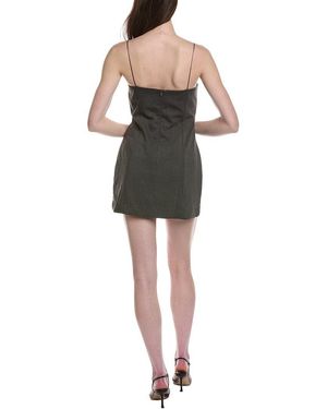 irina mini dress in white line & dot IRINA MINI DRESS