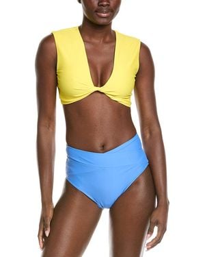 Ramy Brook Oliwia Bikini Top - Blue
