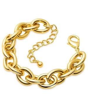 Liv Oliver 18k Plated Chunky Bracelet - Metallic