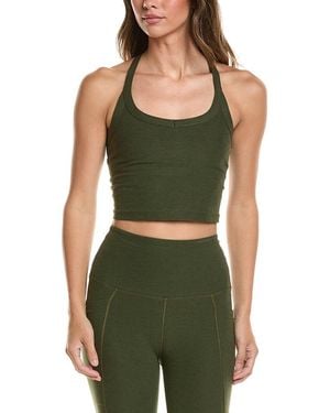 Beyond Yoga Spacedye On The Up Cropped Tank - Green