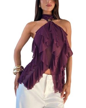 VERA DOLINI Top - Purple