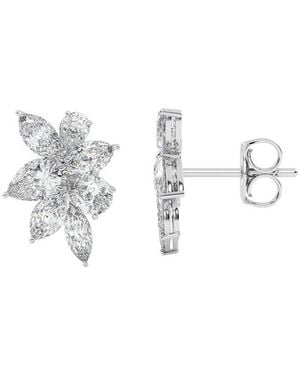 VOWE 14K 7.00 Ct. Tw. Lab-Grown Diamond Earrings - Metallic