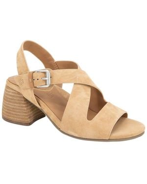 Gentle Souls Mela Suede Sandal - Natural