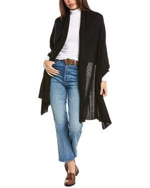 Forte Cashmere Travel Cashmere Wrap - Black