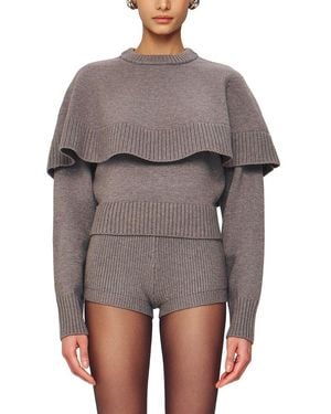 Ronny Kobo Neoma Knit Short - Grey