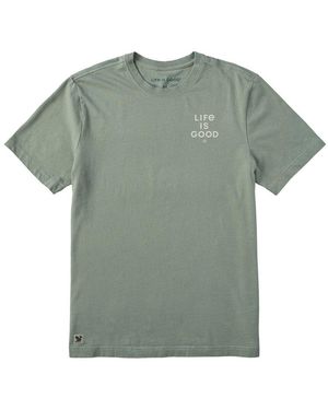 Life Is Good. Crusher Tee - Green