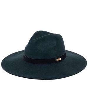 Trina Turk Felt Wool Fedora - Blue