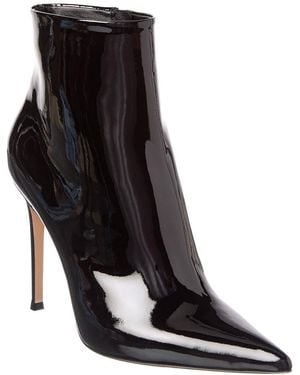 Gianvito Rossi Avril 105 Patent Bootie - Black