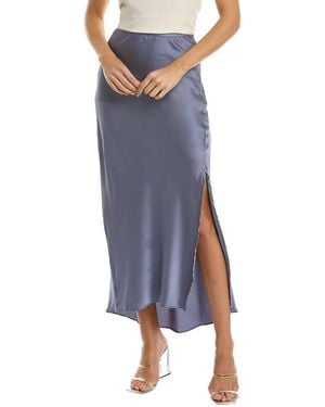 Bishop + Young Bias Cut Slip Skirt - Blue