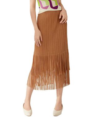 Linda Charm Skirt - Brown