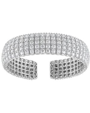 Lab Grown Diamonds 14K 32.50 Ct. Tw. Lab-Grown Diamond Fashion Bangle - Metallic