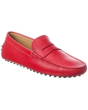 Tod's Tods Leather Driver - Red