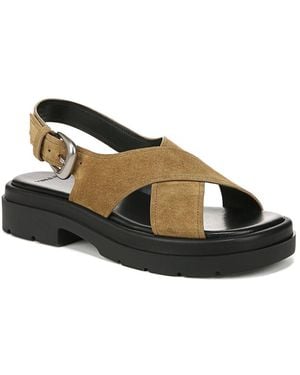 Vince Helena Leather Slingback - Black