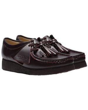 Clarks Wallabee Leather Moccasin - Black