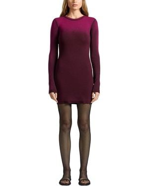 Cotton Citizen Verona Crew Mini Dress - Purple