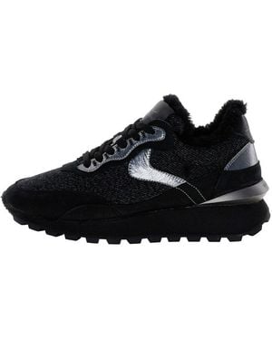 Voile Blanche Qwark Hype Leather Sneaker - Black