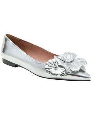 Linea Paolo Nerine Leather Flat - White