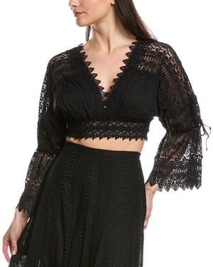 Charo Ruiz Nico Top - Black