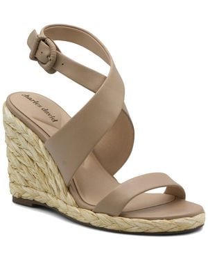 Charles David Russell Leather Wedge - Metallic