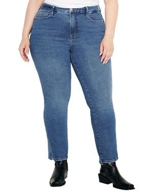 GOOD AMERICAN Good Legs Straight Jean - Blue