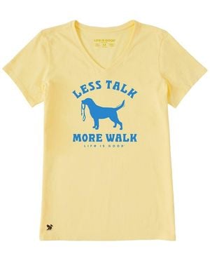 Life Is Good. Crusher Lite T-Shirt - Yellow
