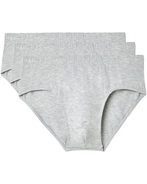 Silkcut 3Pk Brief - Gray