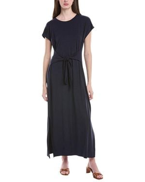 Eileen Fisher Crewneck Maxi Dress - Blue