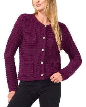 Cece Cardigan Jumper - Purple