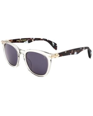 Rag & Bone 50Mm Sunglasses - Blue