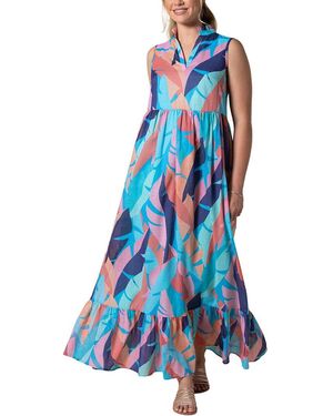 Tori Richard Iman Sun Dress - Blue