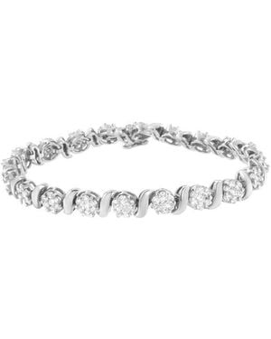 Haus of Brilliance 14K 5.23 Ct. Tw. Diamond Link Bracelet - White
