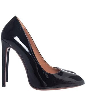 Alaïa Alaïa Patent Calf Leather Patent Leather Pump (Authentic Pre-Loved) - Blue