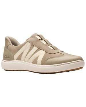 Clarks Nalle Tess Leather Sneaker - White