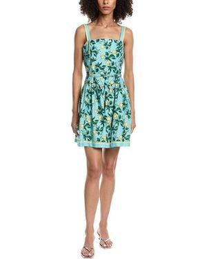 Julia Jordan Poplin Mini Dress - Blue
