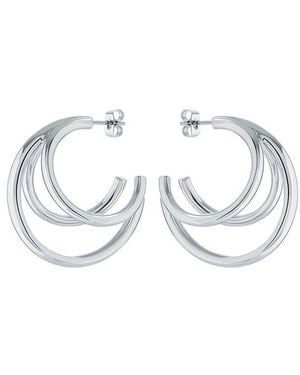 Ted Baker Henreta Hoopla Hoop Earrings - Metallic