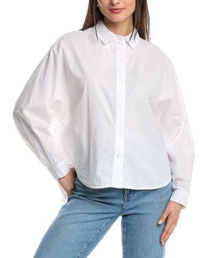 Stateside Voile Dolman Shirt - White