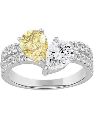 Brilliant Bloom 14K 2.00 Ct. Tw. Lab-Grown Diamond Ring - White