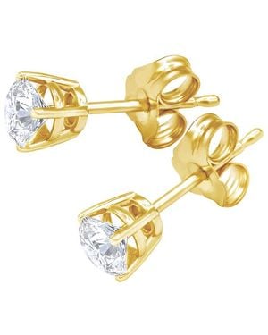 Diana M. Jewels 14k 1.00 Ct. Tw. Diamond Studs - Metallic