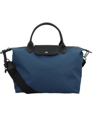 Longchamp Le Pliage Energy Large Canvas Bag - Blue