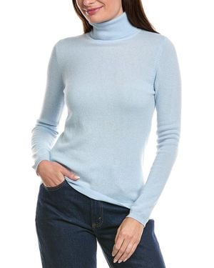 Forte Turtleneck Cashmere Jumper - Blue