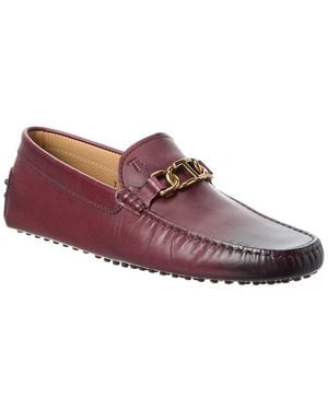 Tod's Leather Loafer - Red