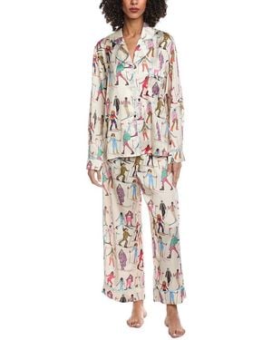 Karen Mabon 2Pc Pyjama Set - White
