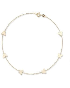 Ember Fine Jewelry 14k Butterfly Station Bracelet - White