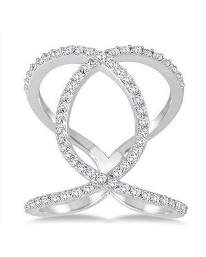 True Diamond 14k 0.66 Ct. Tw. Diamond Ring - White