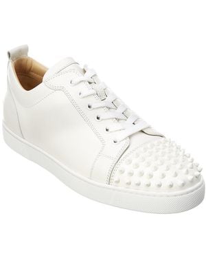 Christian Louboutin Louis Junior Leather Trainer - White