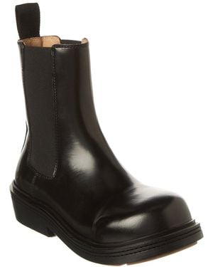 Bottega Veneta Fireman Leather Boot - Black