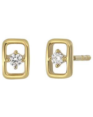 Bony Levy Kiera 18K 0.06 Ct. Tw. Diamond Stud Earring - Metallic